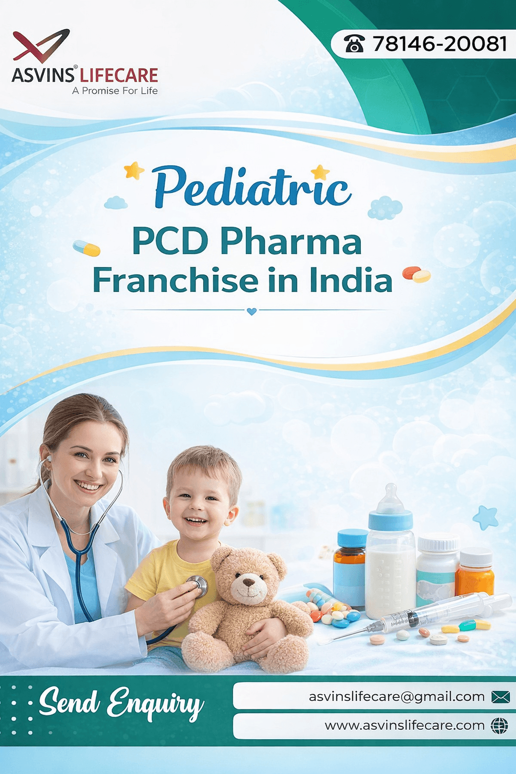 Pediatric PCD Pharma Franchise in India
